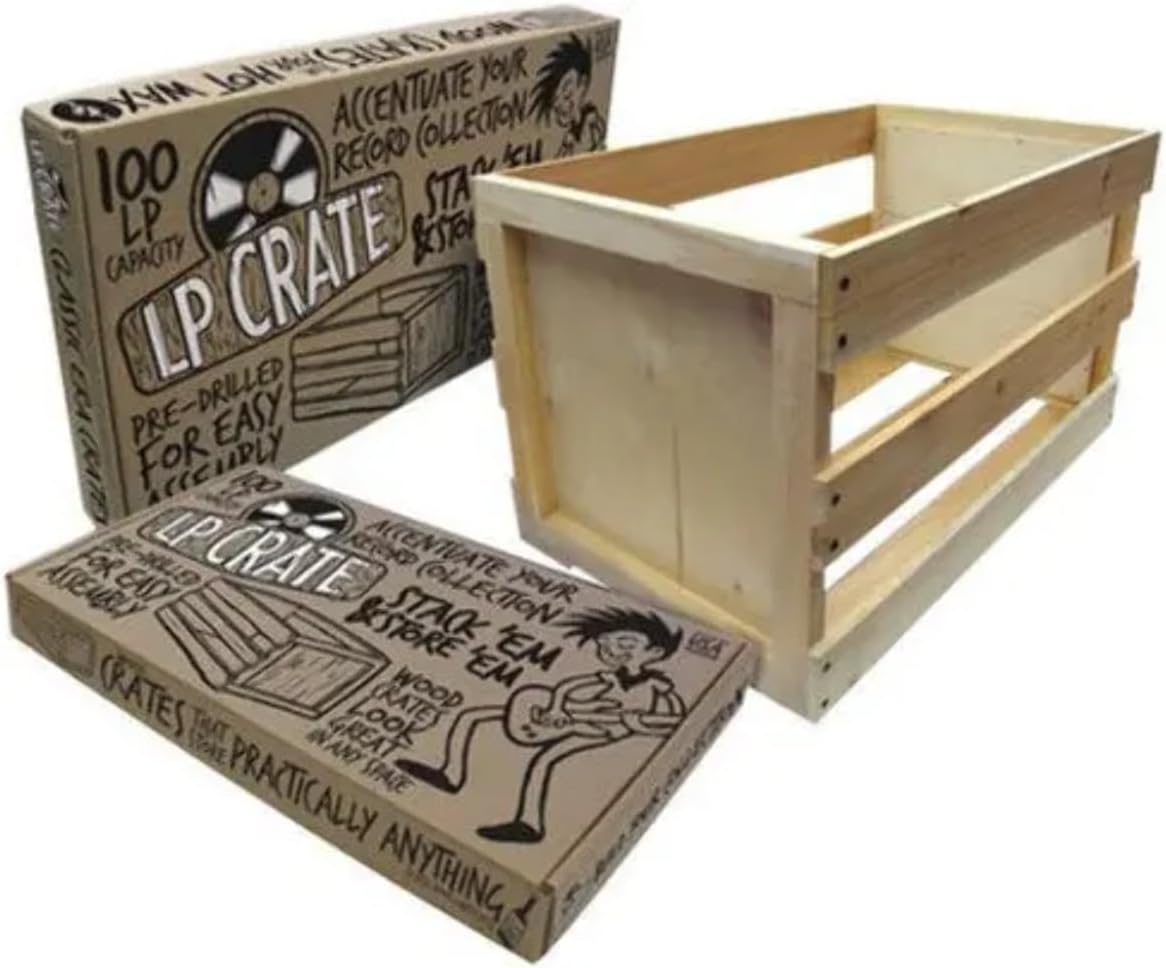 Vinyl Styl VS-RS-04 Original LP Crate 12 Inch LP Record Storage 110 to 120 Capacity [Audio CD]