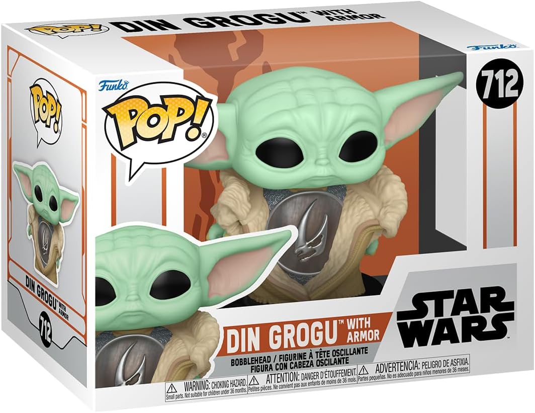 Funko Pop! - Star Wars The Mandalorian Grogu With Armor #712