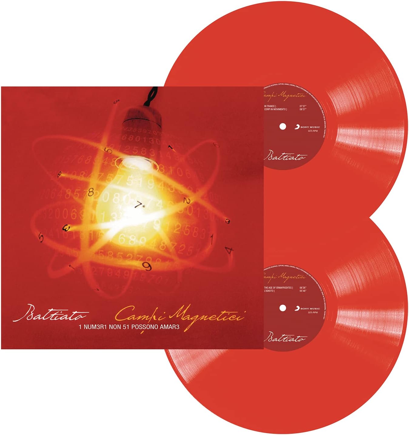 Franco Battiato - Campi Magnetici Red Lp