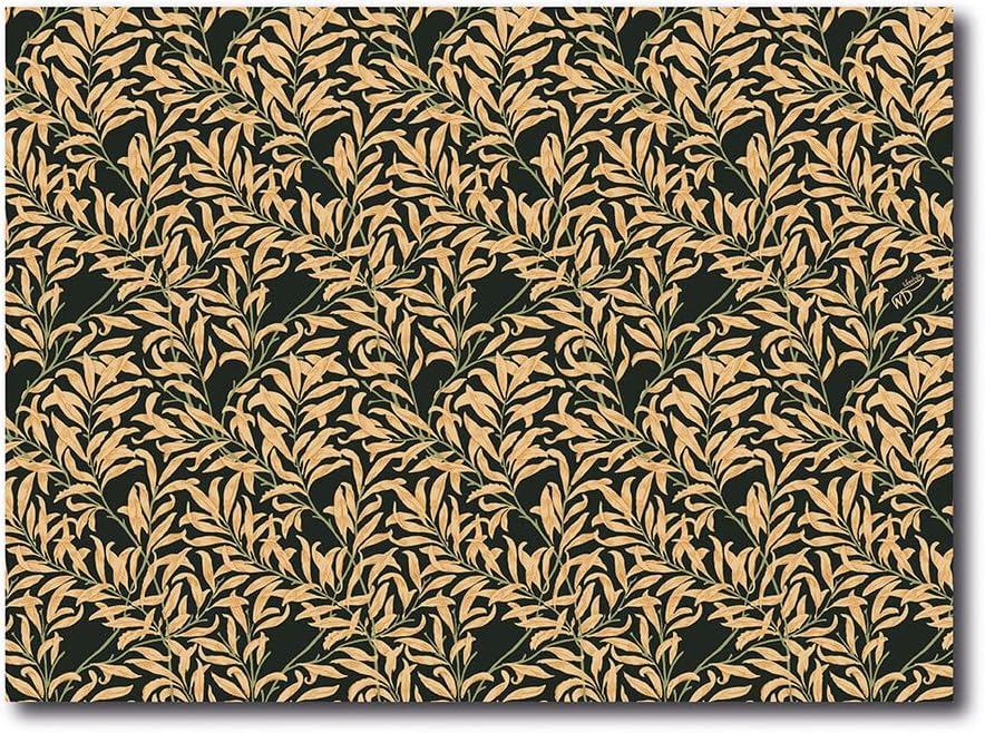 TOVAGLIETTA AMERICANA FOGLIE BEIGE 45X30CM