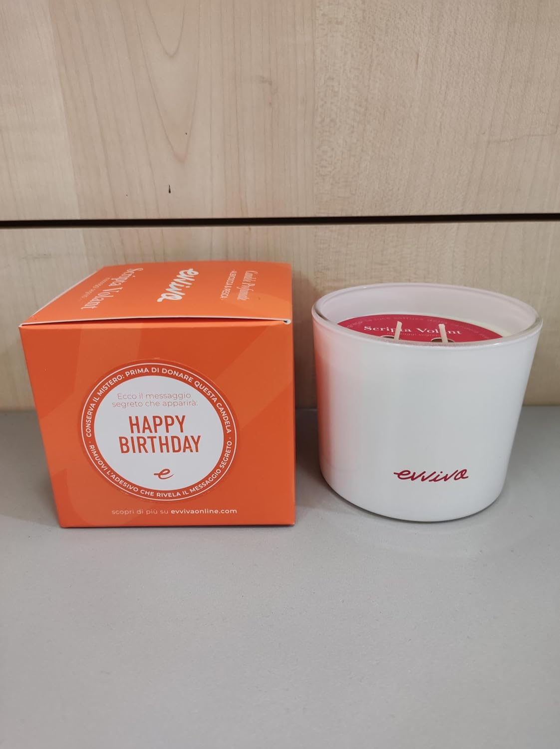 CANDELA PROFUMATA "HAPPY BIRTHDAY"