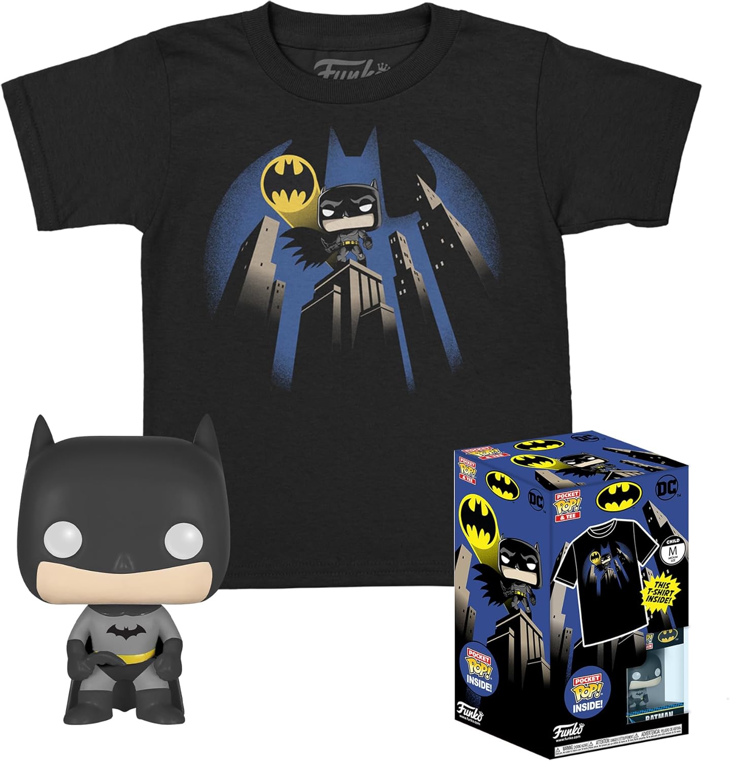 Funko Pop! - Dc Batman T-Shirts With Pocket