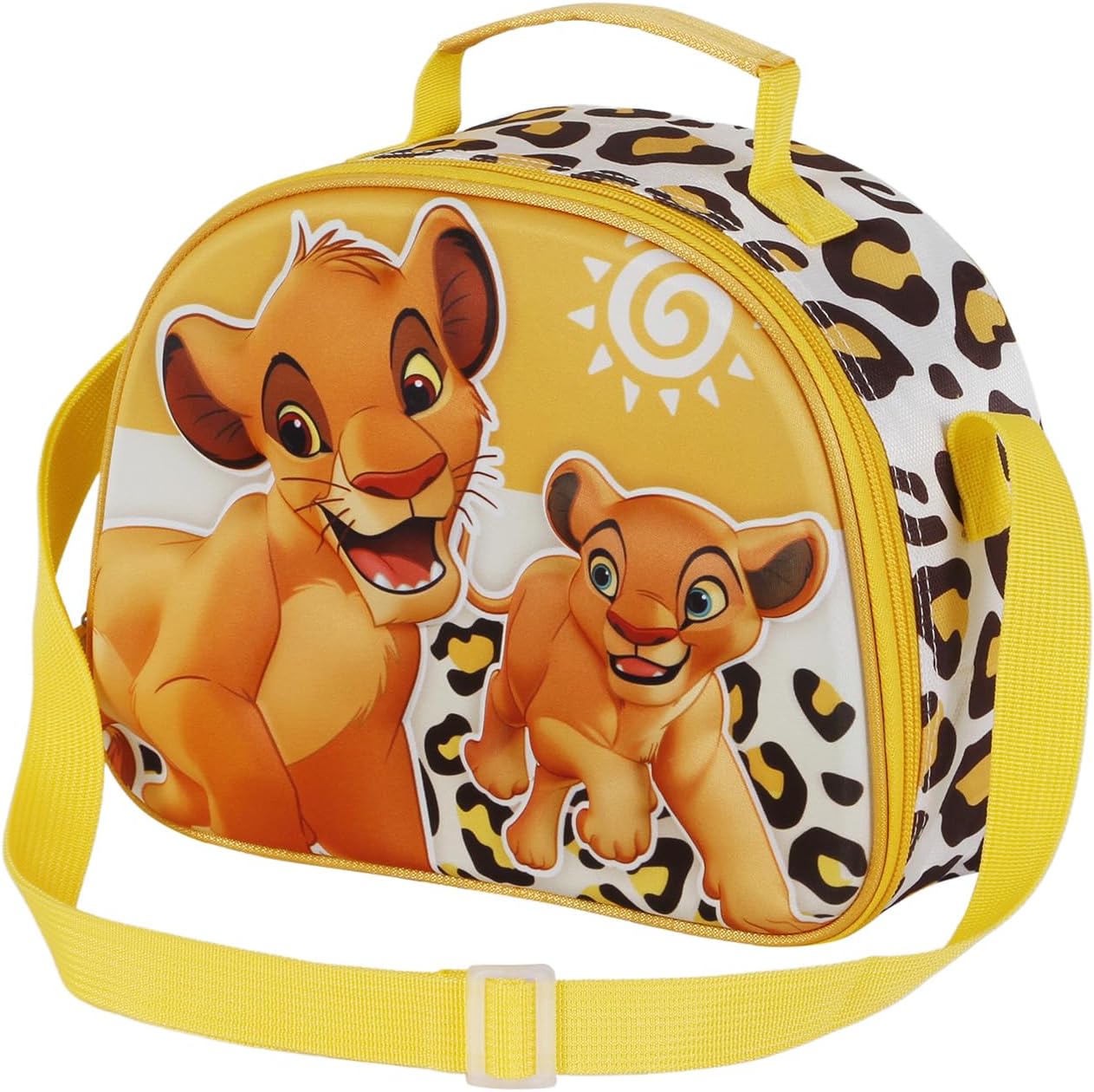 Disney Il Re Leone Africa-Porta Merenda 3D, Giallo, 25.5 x 20 cm