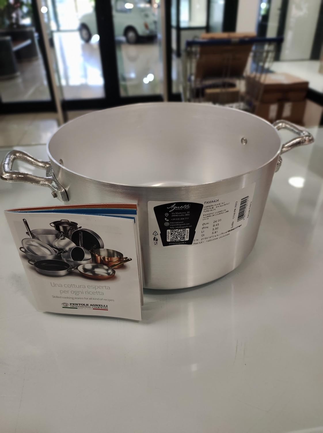 Agnelli - Family Casseruola Alta 2 Manici - ø 24 cm