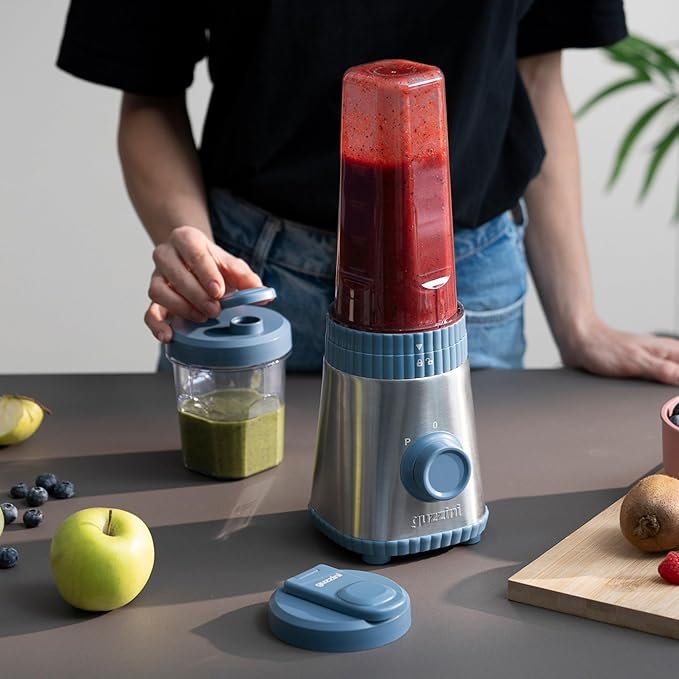 Guzzini - Sous Chef Frullatore On The Go Blu Navy