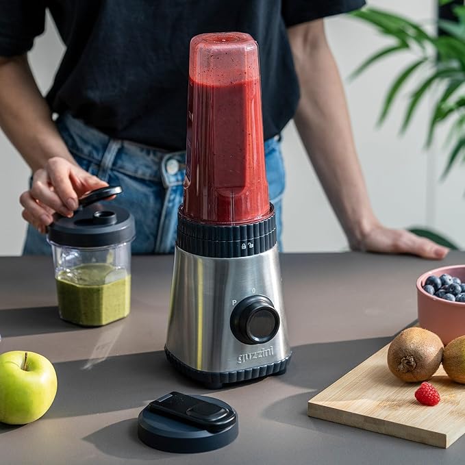 Guzzini - Sous Chef Frullatore On The Go Antracite