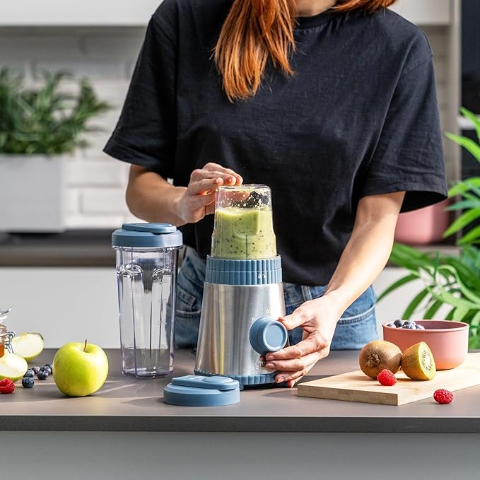 Guzzini - Sous Chef Frullatore On The Go Blu Navy