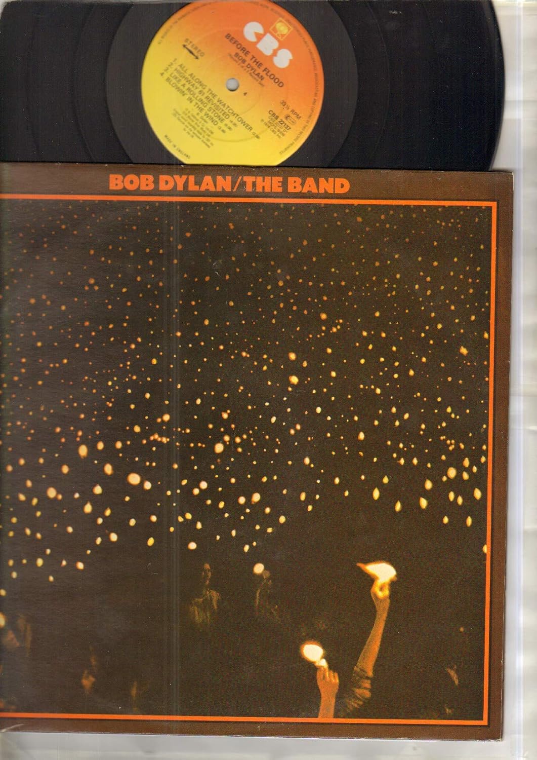 BOB DYLAN - BEFORE THE FLOOD - LP vinyl [Vinile] BOB DYLAN; BEFORE THE FLOOD; LP vinyl; UK; CBS and 70S - 90S ROCK