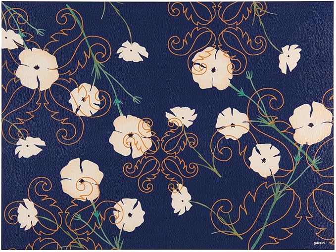 Guzzini - Fusion Tovaglietta Blu a Fiori