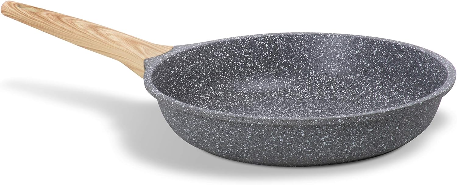 Aeternum Natura Petra Padella 28 cm, Alluminio, Adatta all'induzione