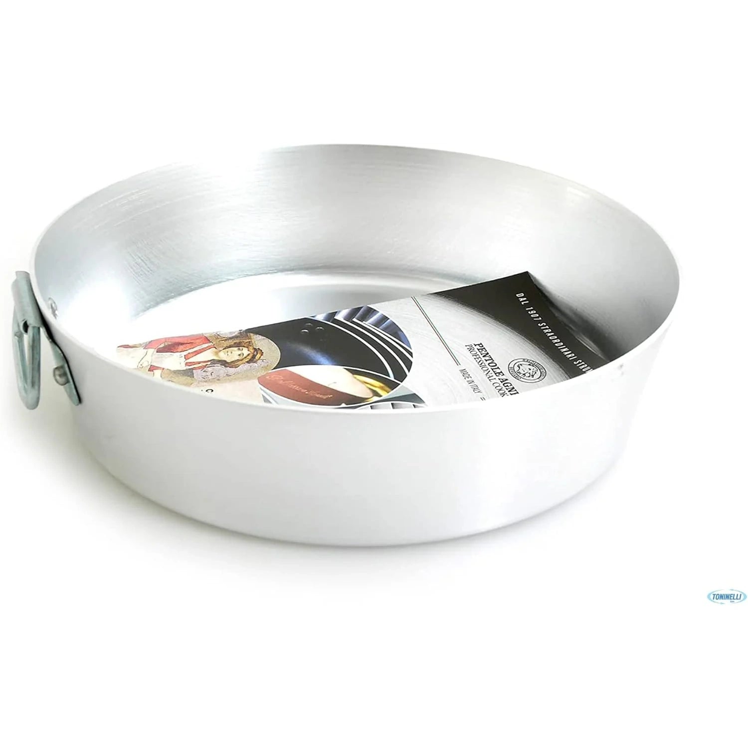 Agnelli - Linea Family Cooking Tortiera Conica con Anello - Alluminio - ø 28 cm - Argento