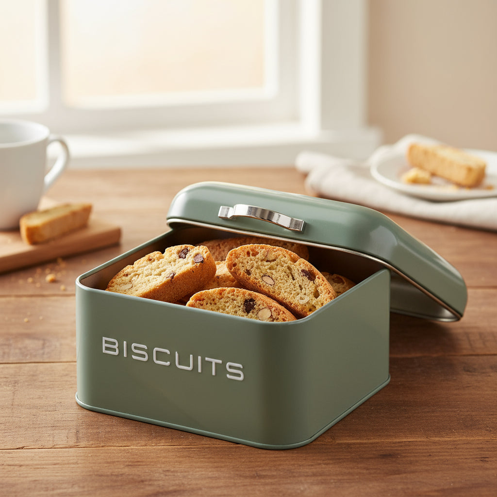 Evviva - Biscottiera Verde