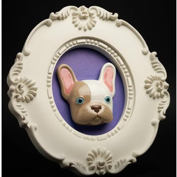 Blogo Design - Cornice Bianca Bulldog Orlando