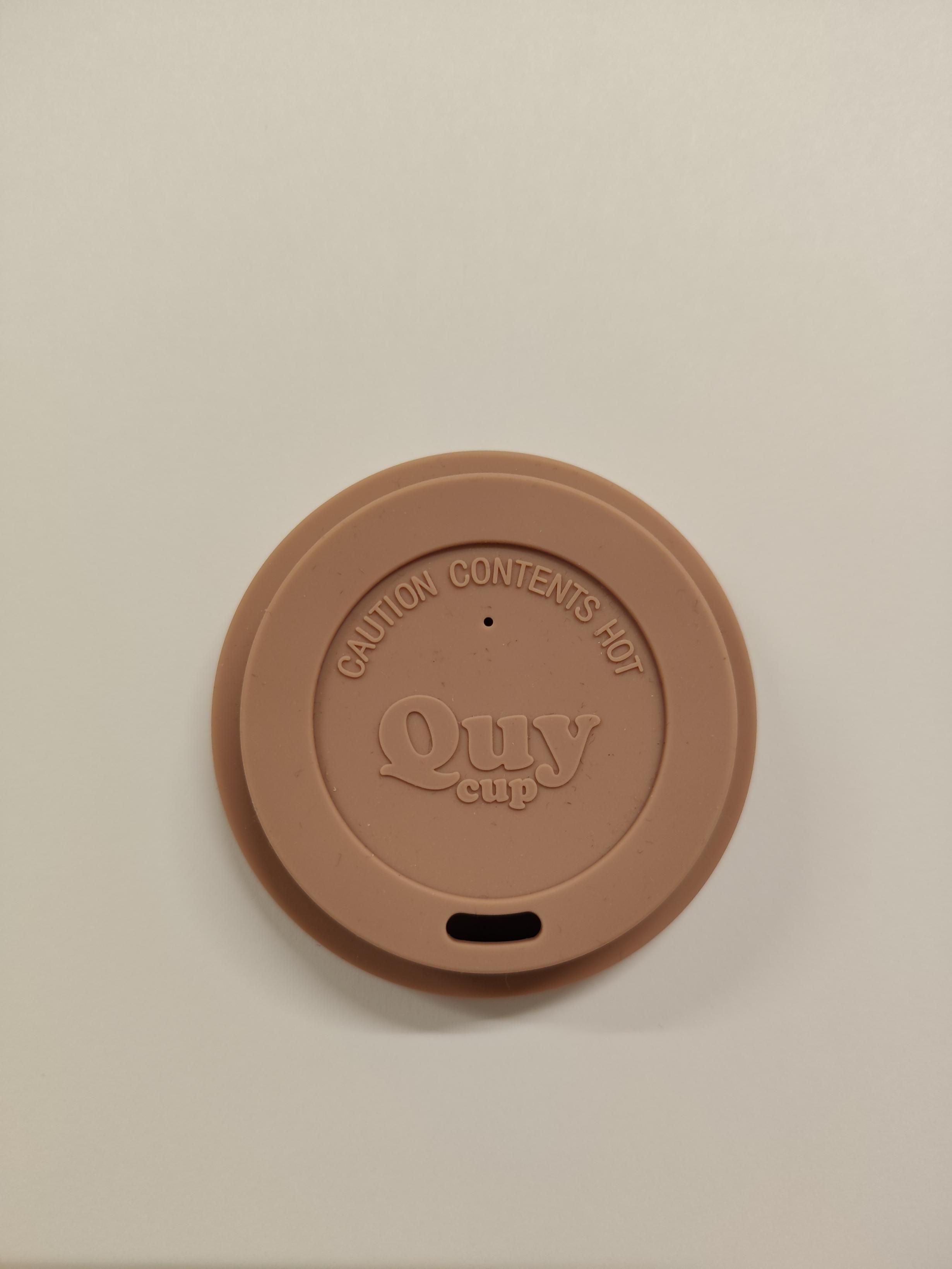 Quy Cup - Tappo in silicone Cipria per tazzina da 90 ml