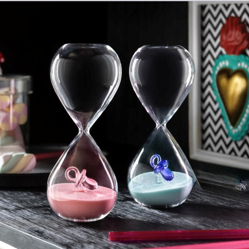 Henriette - Clessidra con Sabbia e Ciuccio azzurro