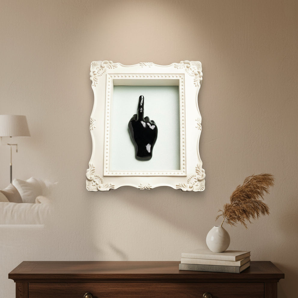 Blogo Design - Cornice Arredo Fuck Black