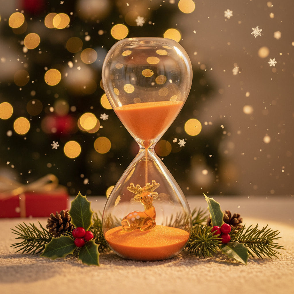 Henriette - Clessidra Renna con Sabbia Arancio - D18928