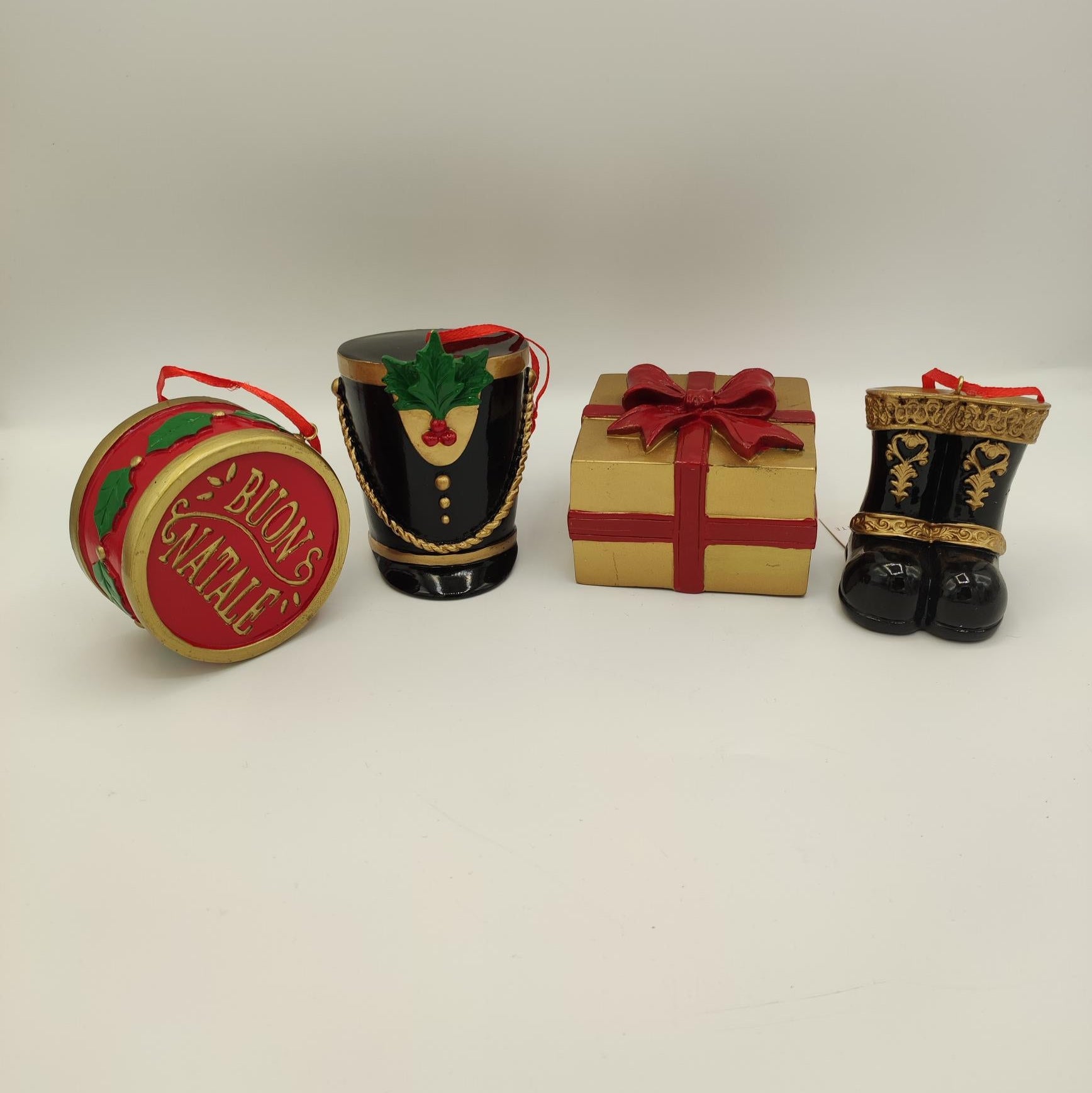 Henriette - Set 4 Decorazioni Albero di Natale - D18082