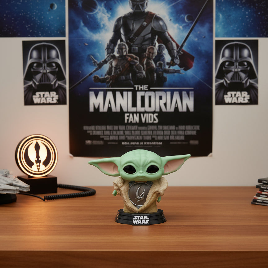 Funko Pop! - Star Wars The Mandalorian Grogu With Armor #712