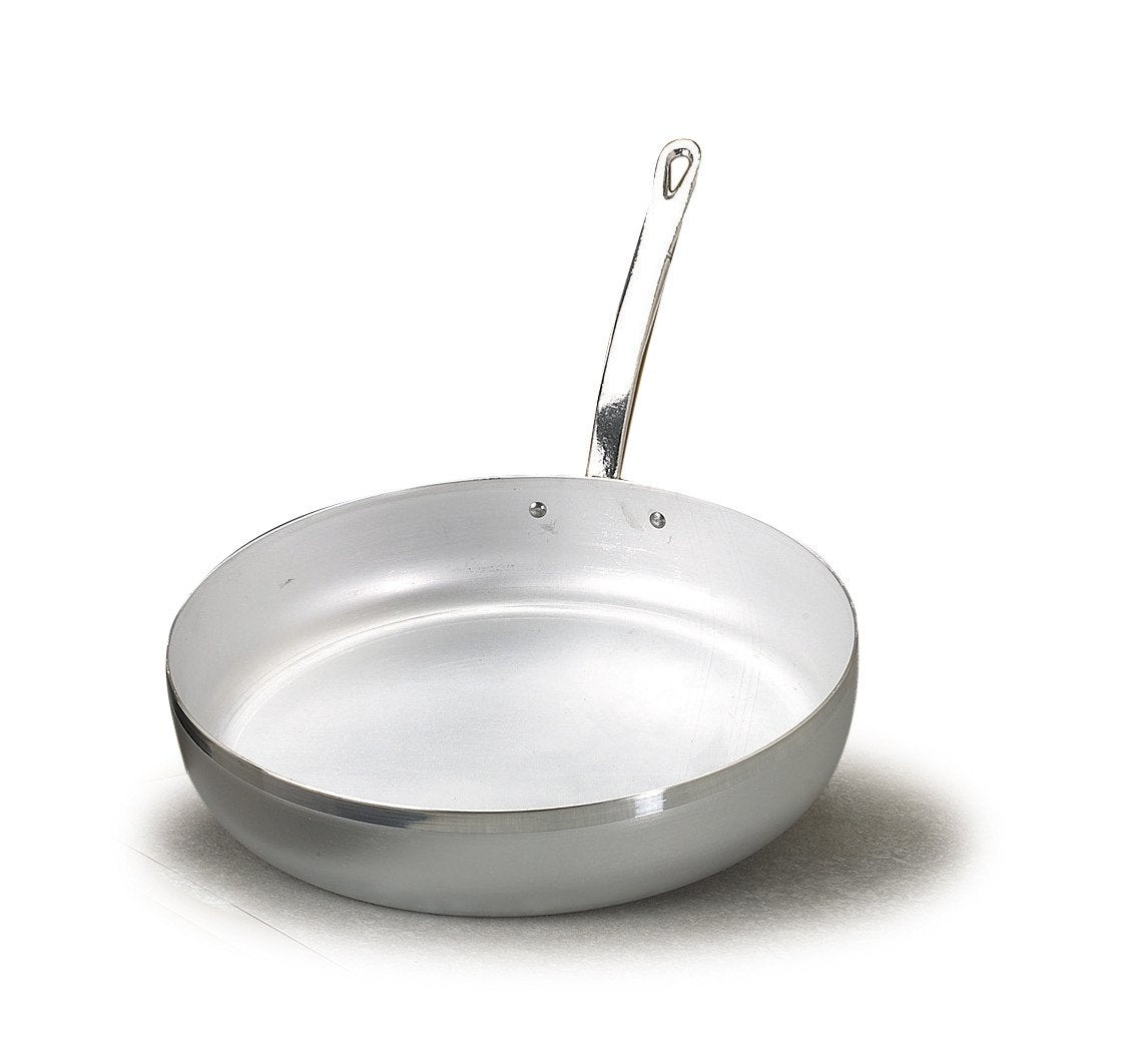 Agnelli - Linea Family Cooking FAMA1124 Alluminio Padella con Un Manico, Argento, 24 cm