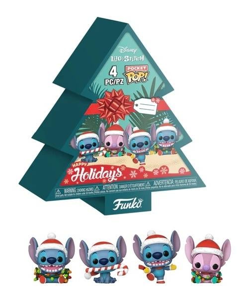 Funko Pop! Disney - Lilo & Stich Special Christmas Tree 4Pk