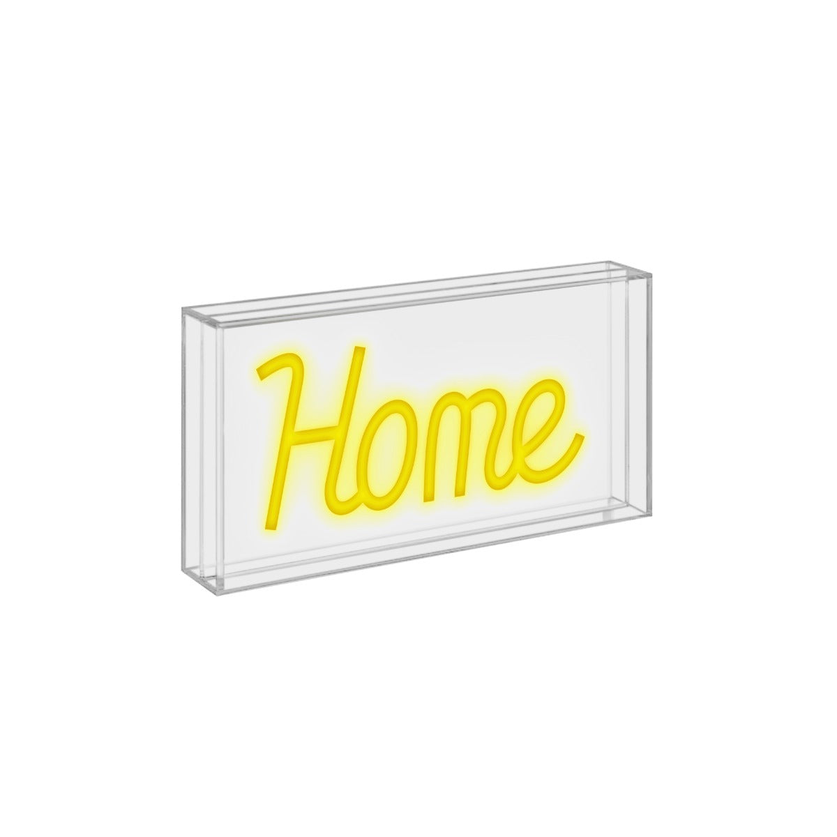 WD Lifestyle - Insegna Neon Decorativa con Scritta Home
