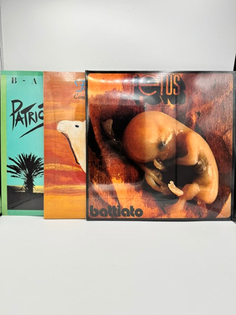 Bundle 3 Vinili Franco Battiato – Fetus, Patriots, Come un cammello in una grondaia