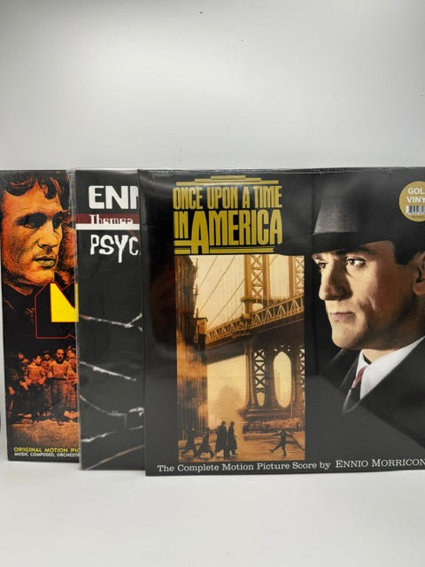 Bundle 3 Vinili Ennio Morricone: Once Upon a Time in America + Psycho + Novecento