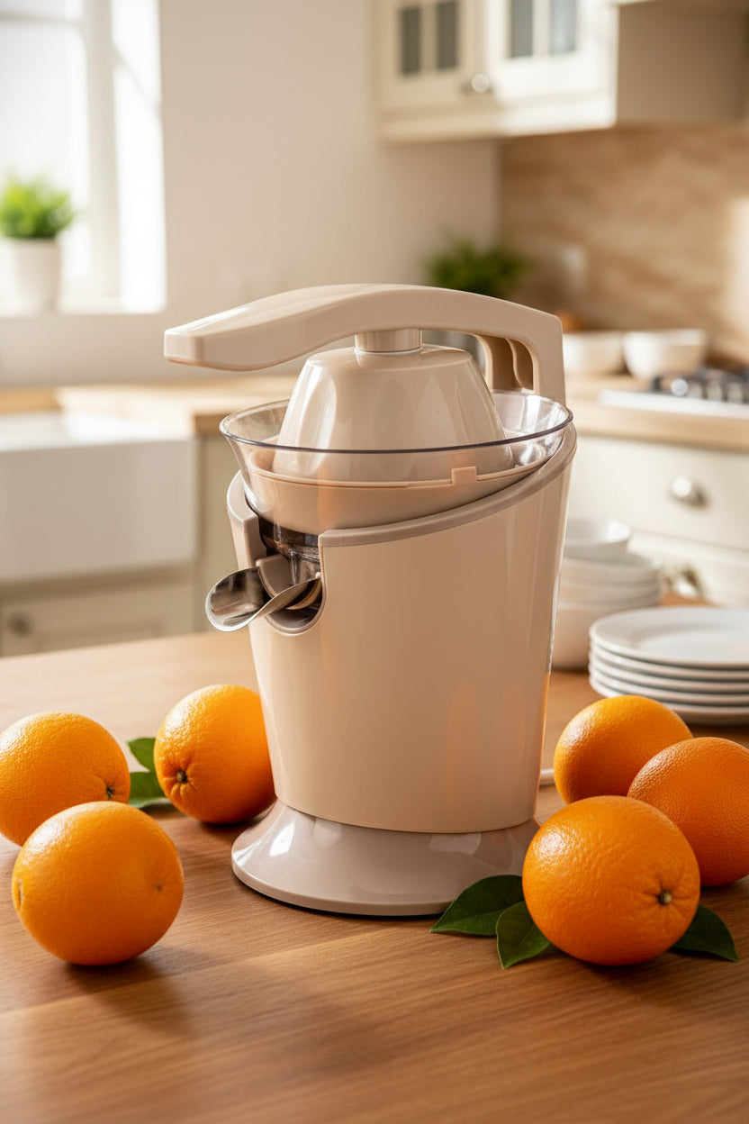 Tognana - Iridea Spremiagrumi Elettrico Smontabile con Sistema Salvagoccia Champagne