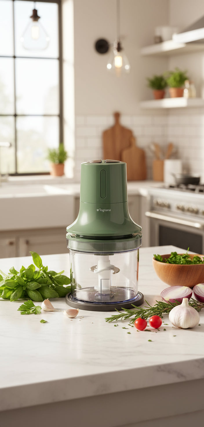 Tognana - Iridea Tritatutto con Bicchiere Verde Salvia