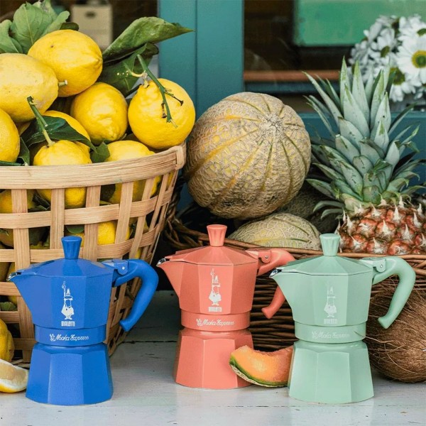 Bialetti - Moka 3 Tazze Blu