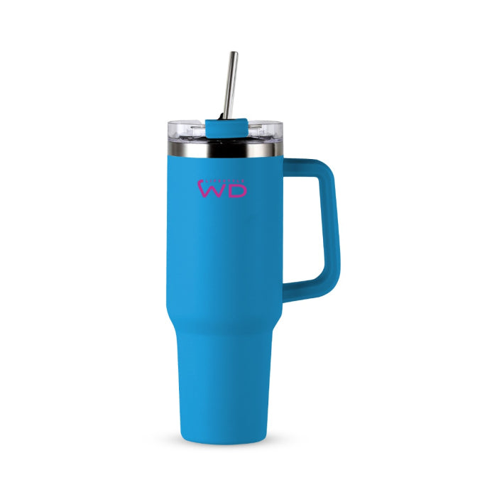WD Lifestyle - Mug Gigante in Acciaio Inox Azzurro