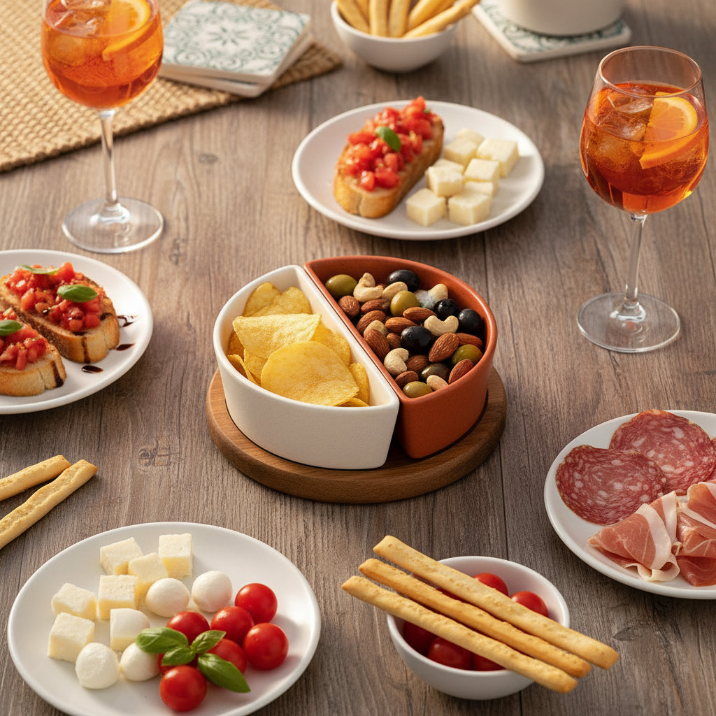 Evviva - Set 2 Ciotoline con Sostegno