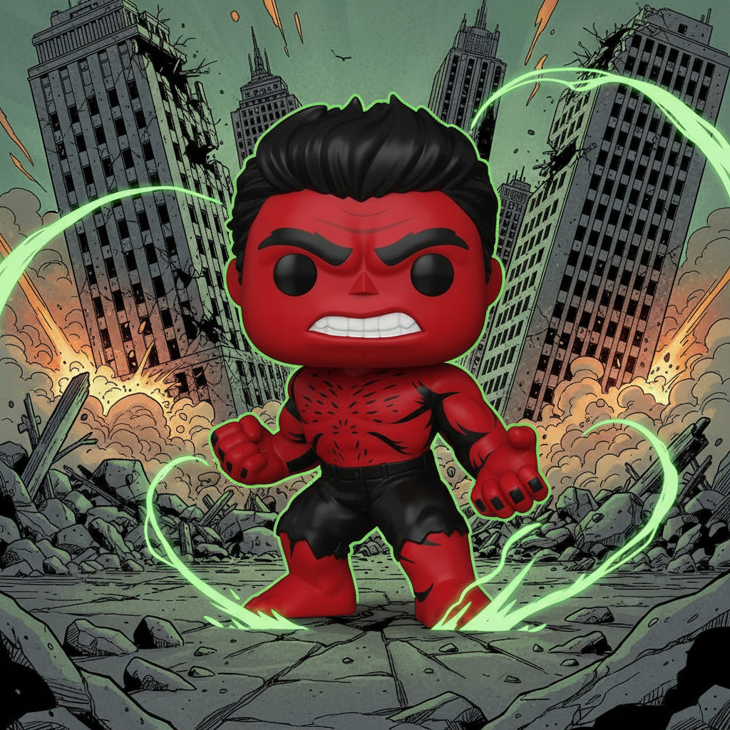 Funko Pop! - Marvel  Red Hulk Special Edition #1338