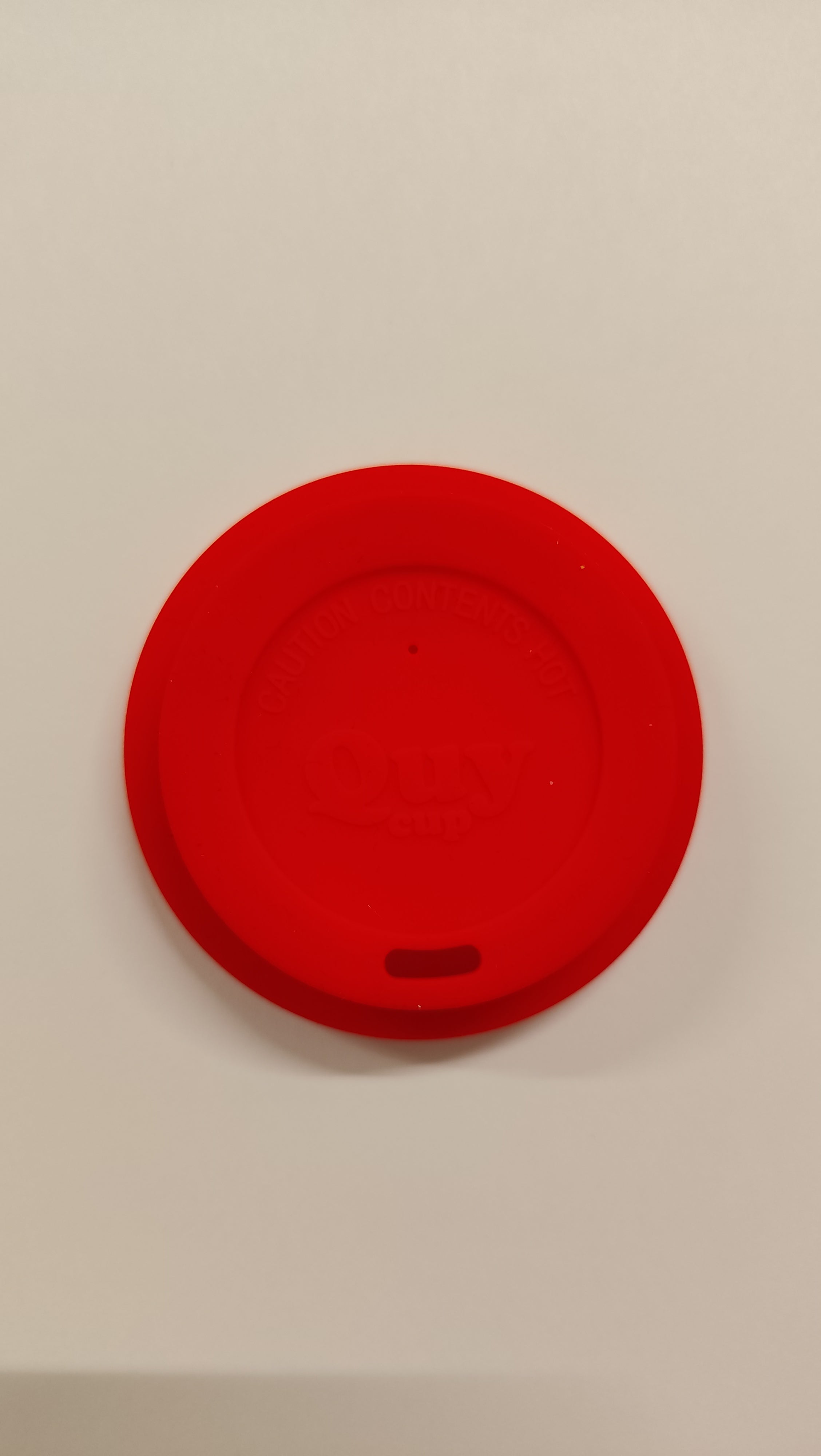 Quy Cup - Tappo in silicone Rosso per tazzina da 90 ml