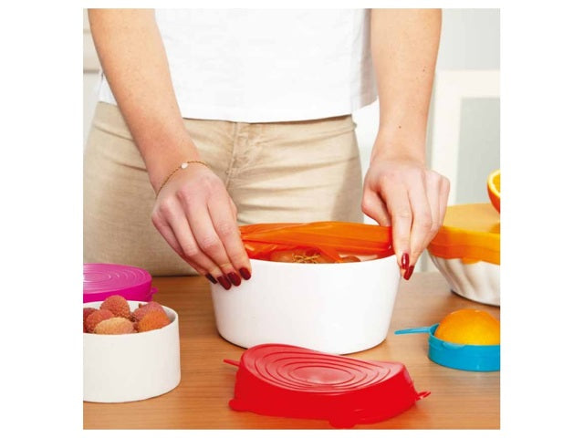 WD Lifestyle - 6 Coperchi Salvafreschezza in Silicone