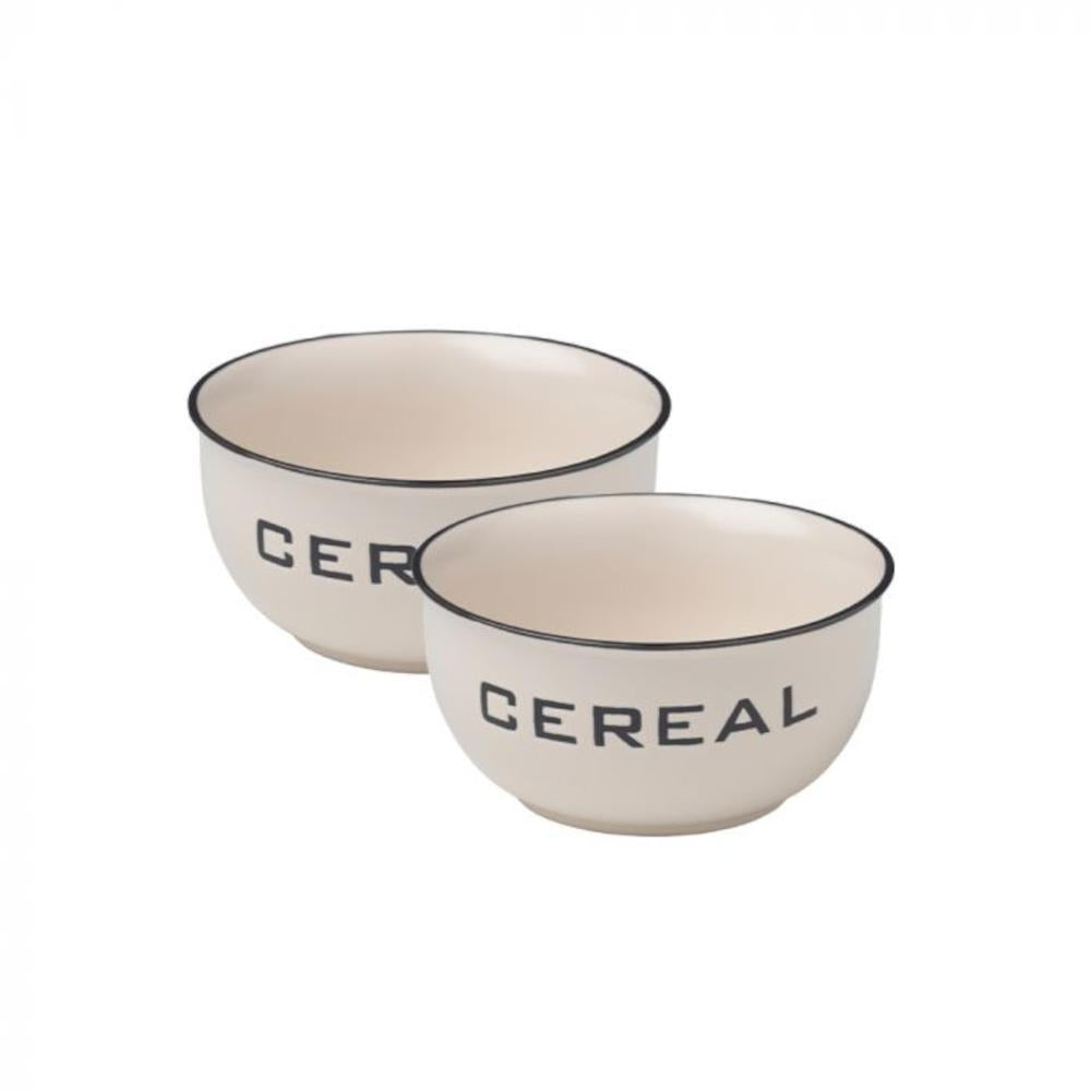 Evviva - Set 2 Ciotole Colazione Vintage