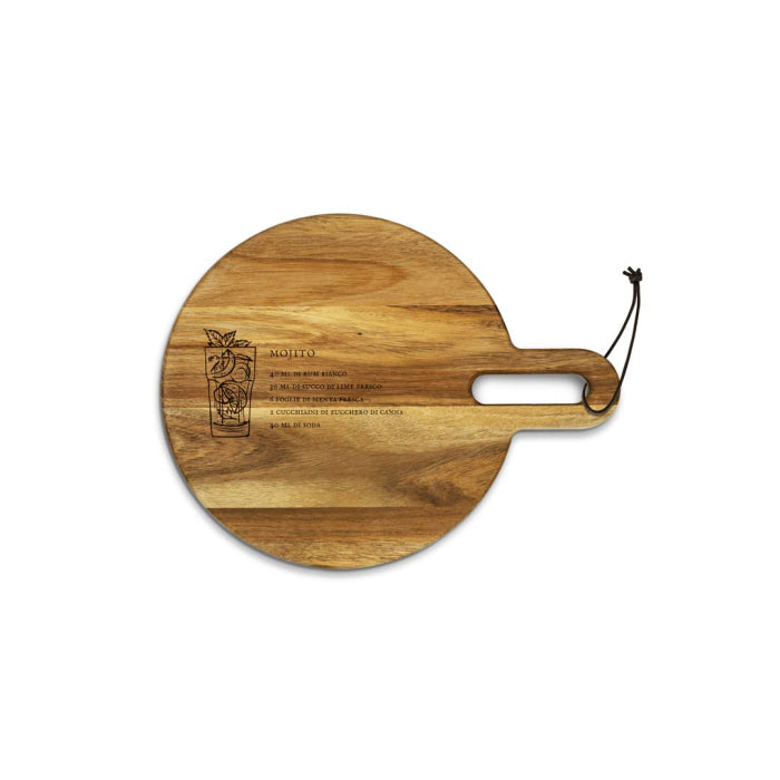 WD Lifestyle - Tagliere con Ricetta Mojito