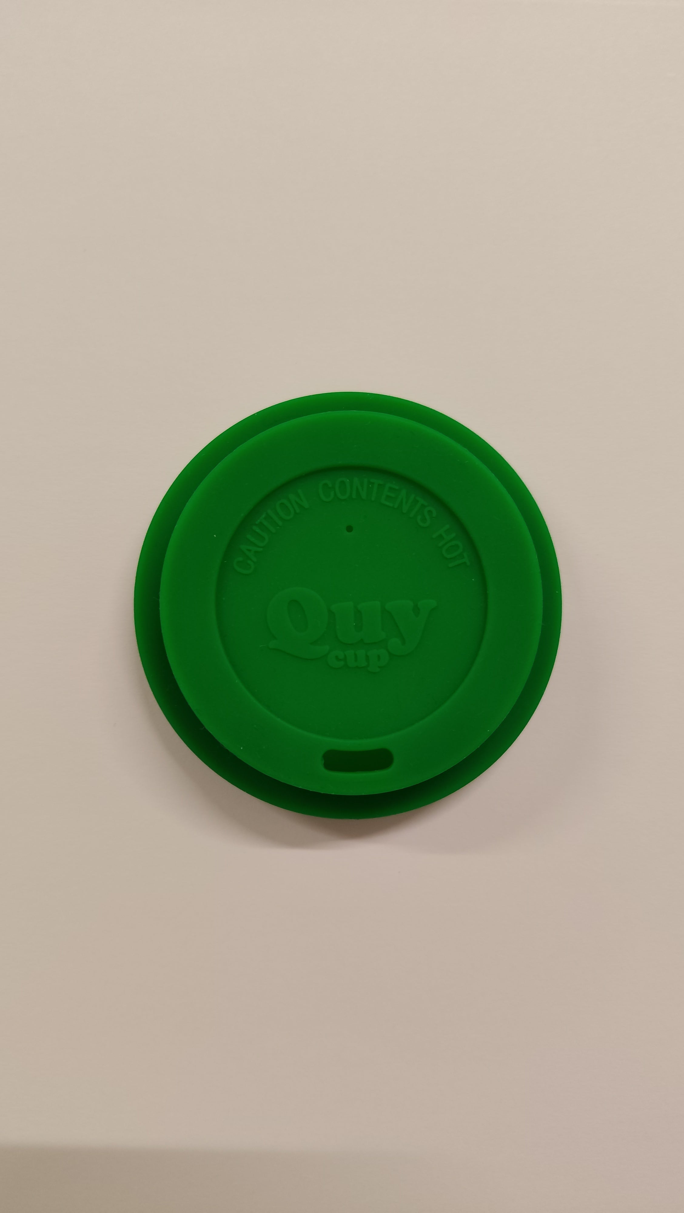 Quy Cup - Tappo in silicone Verde per tazzina da 90 ml