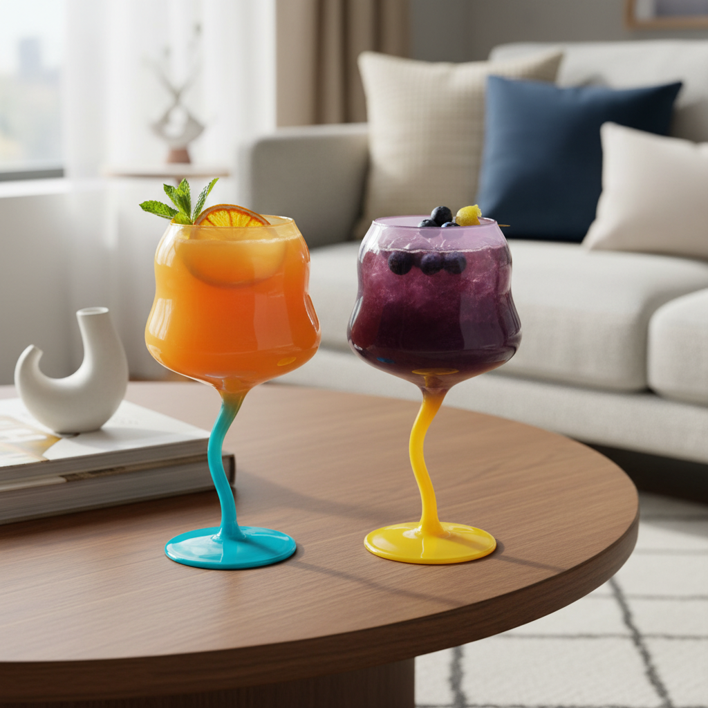 WD Lifestyle - Set 2 Calici Cocktail in Vetro WD722E