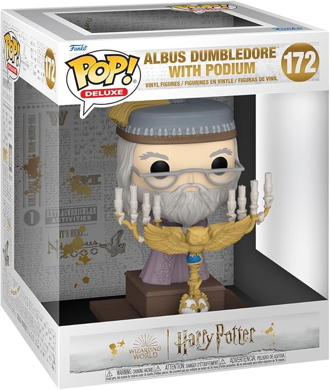 Funko Pop! - Deluxe Albus Silente sul Podio #172