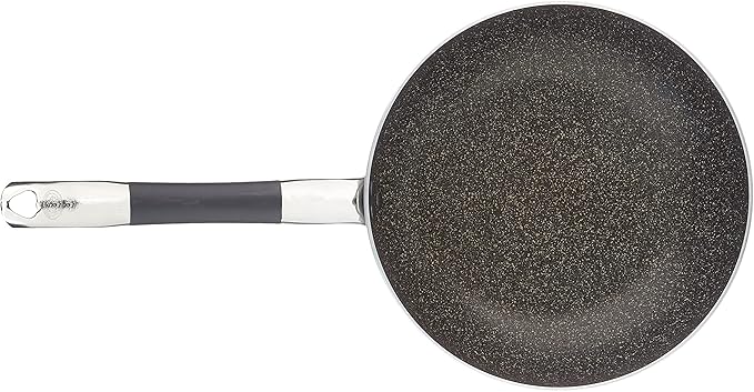 Agnelli - Padella Alluminio con Antiaderente Effetto Pietra - Ø 28 cm - ALSA111BINF28