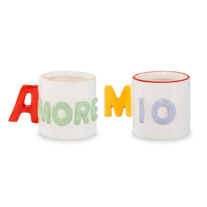 WD Lifestyle - Set 2 Tazzine Caffè con Scritta Amore Mio WD898AMO