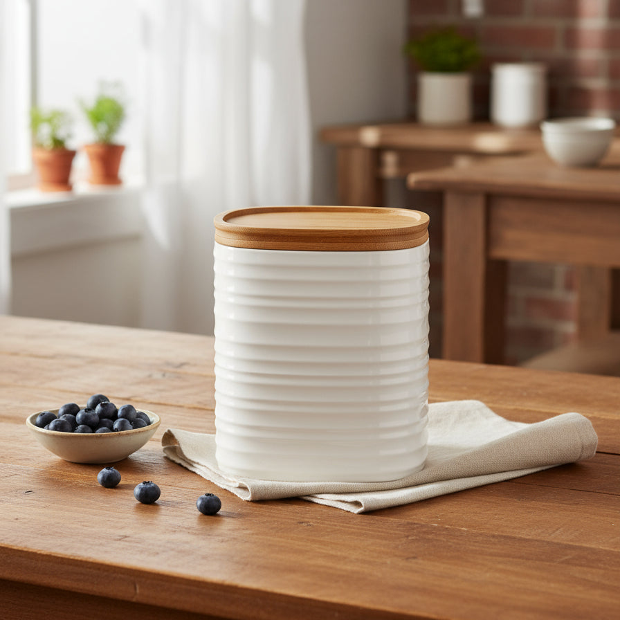 Guzzini - Tierra Barattolo M Bianco Latte