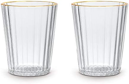 Wd Lifestyle - Set 2 Bicchieri Acqua Acrilico WD406GOLD