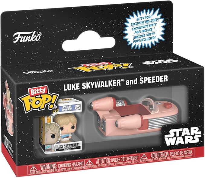 Funko Pop! - Bitty Star Wars Luke With Speeder