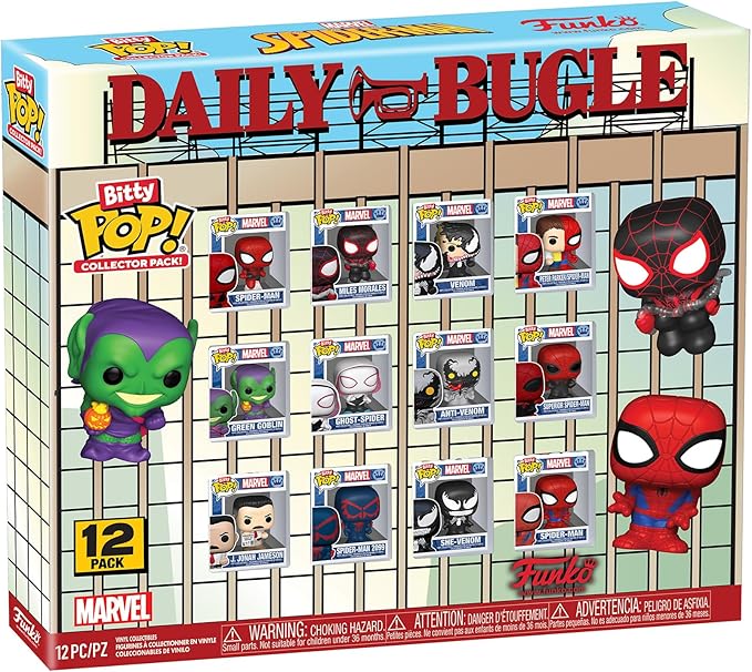 Funko Pop! - Bitty Pop Spider-Man Daily Bugle Set