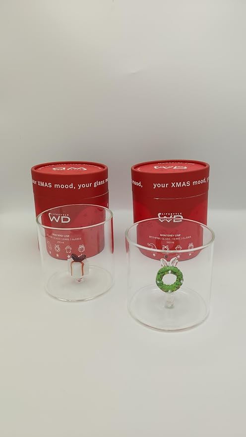 Bundle Wd Lifestyle Bicchieri Natale Pacco + Ghirlanda WD566