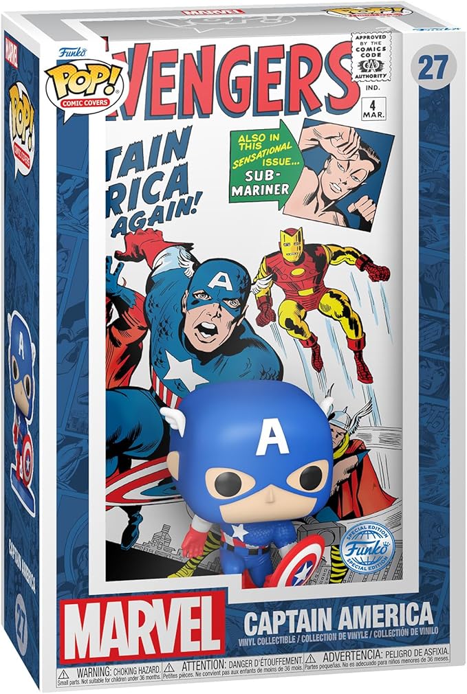 Funko Pop! - Comic Covers The Avengers Captain America #21