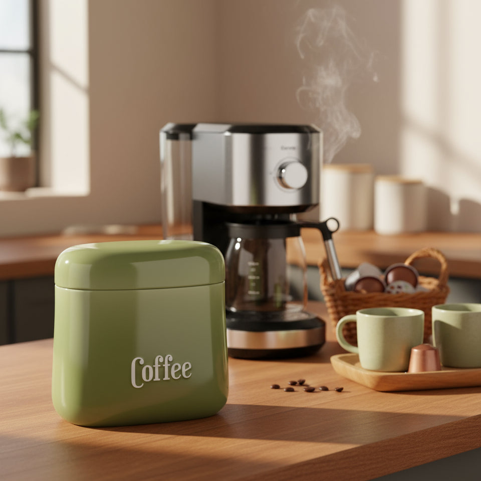 Guzzini - Barattolo Caffè Verde Avocado